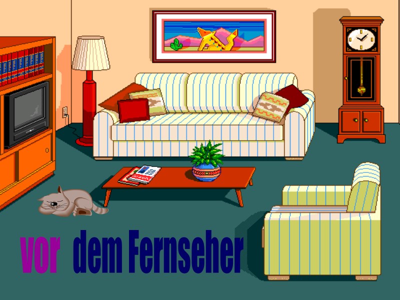 vor dem Fernseher